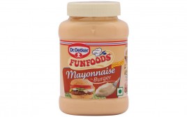Dr. Oetker Fun foods Eggless Mayonnaise (For Burger)  Plastic Jar  275 grams